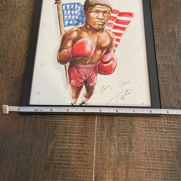 JOHN TATE "Big John" Print Carton SIGNED 8.5X10.5" - Picture 5 of 6